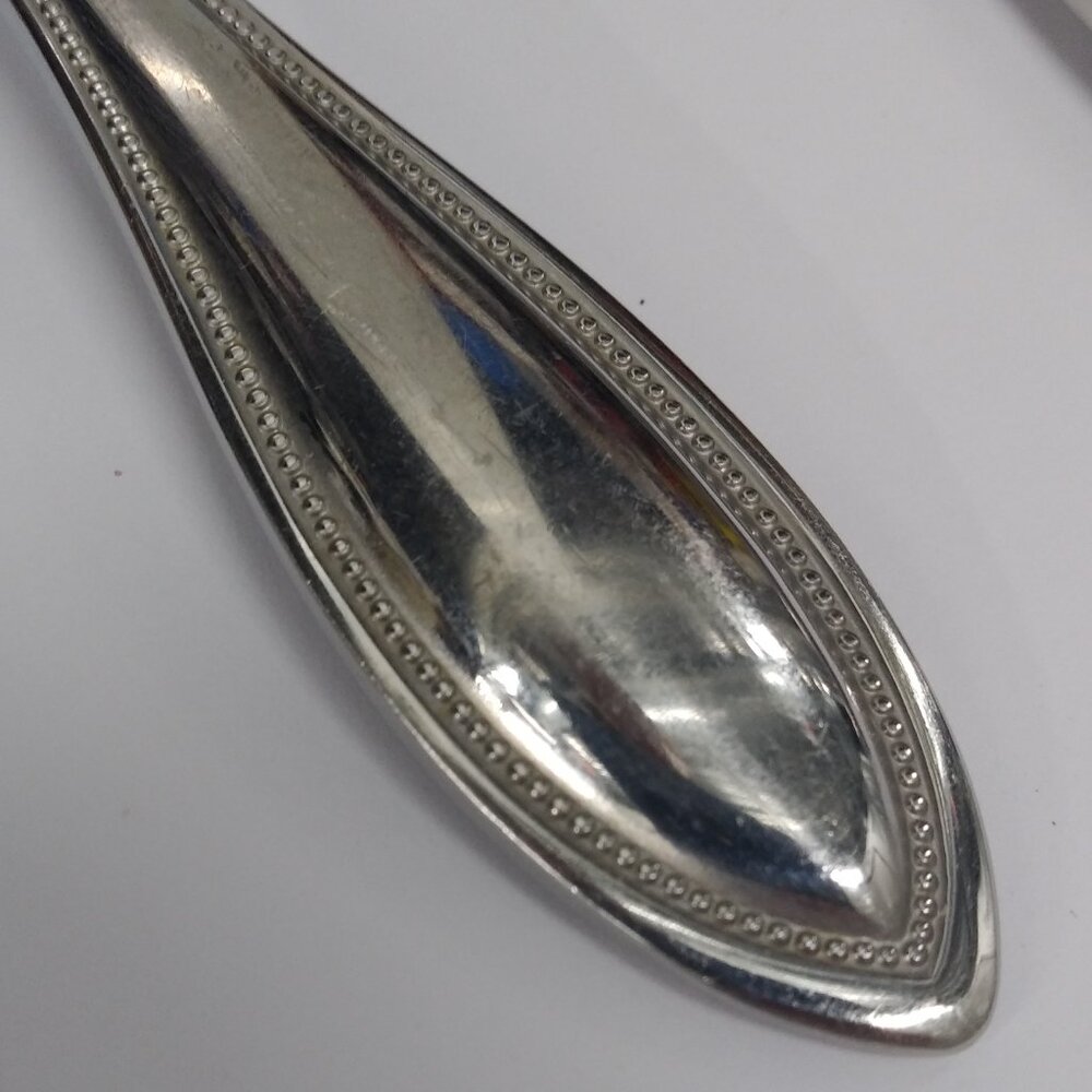 Oneida Silver Oval Soup Spoons Stainless Set of 5 - Picture 5 of 7